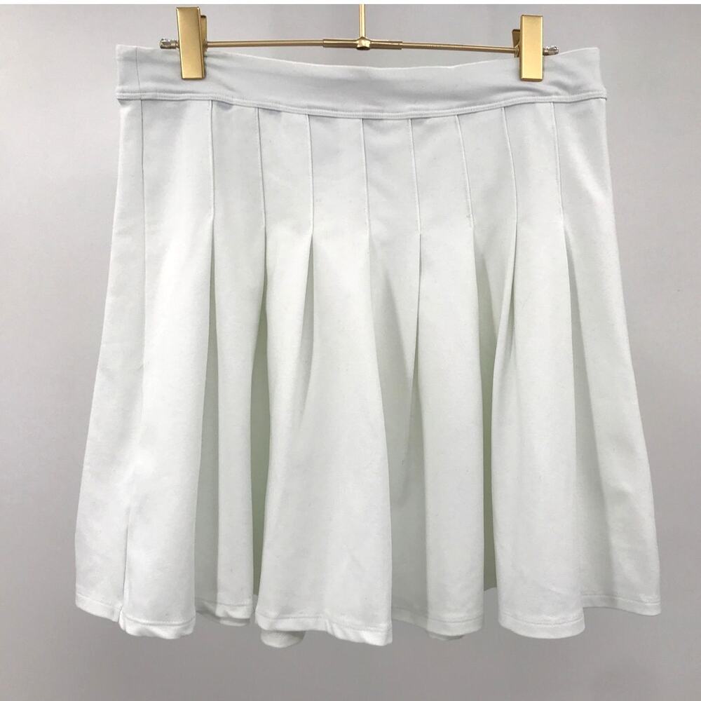 Hollister White Pleated Tennis Skirt M Stretch Wear It With Pride
